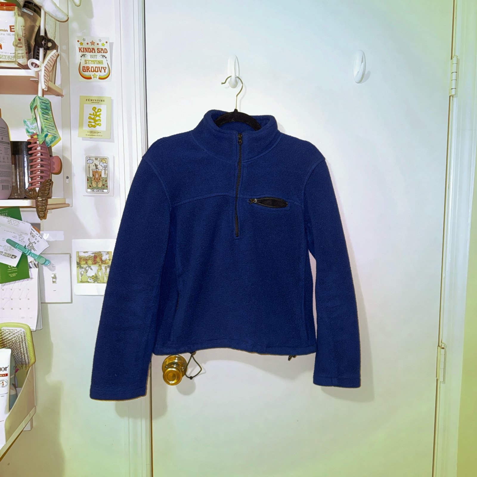 J crew royal blue quarter zip