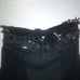Hand made, beaded halter top.