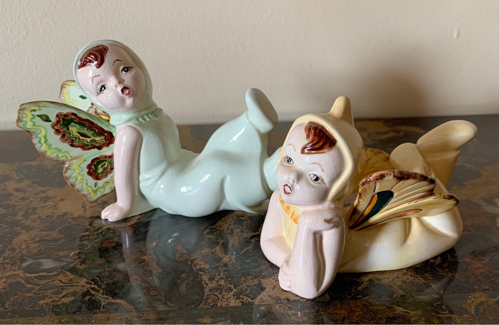 Vintage Elf Pixie Fairy Elves by Holland Mold beautiful condition Vintage Elf Pixie Fairy Elves by Holland Mold beautiful condition