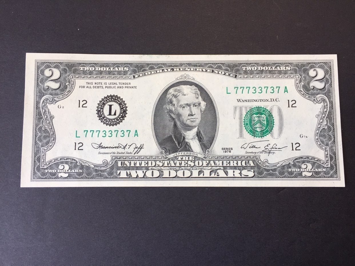 New 1976 2, Binary, Five lucky 7s, 99.15% Extremely Cool Rating