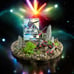 Pokemon Card Display Premium Collectible Piece - TCG Holder - Shiny Rayquaza