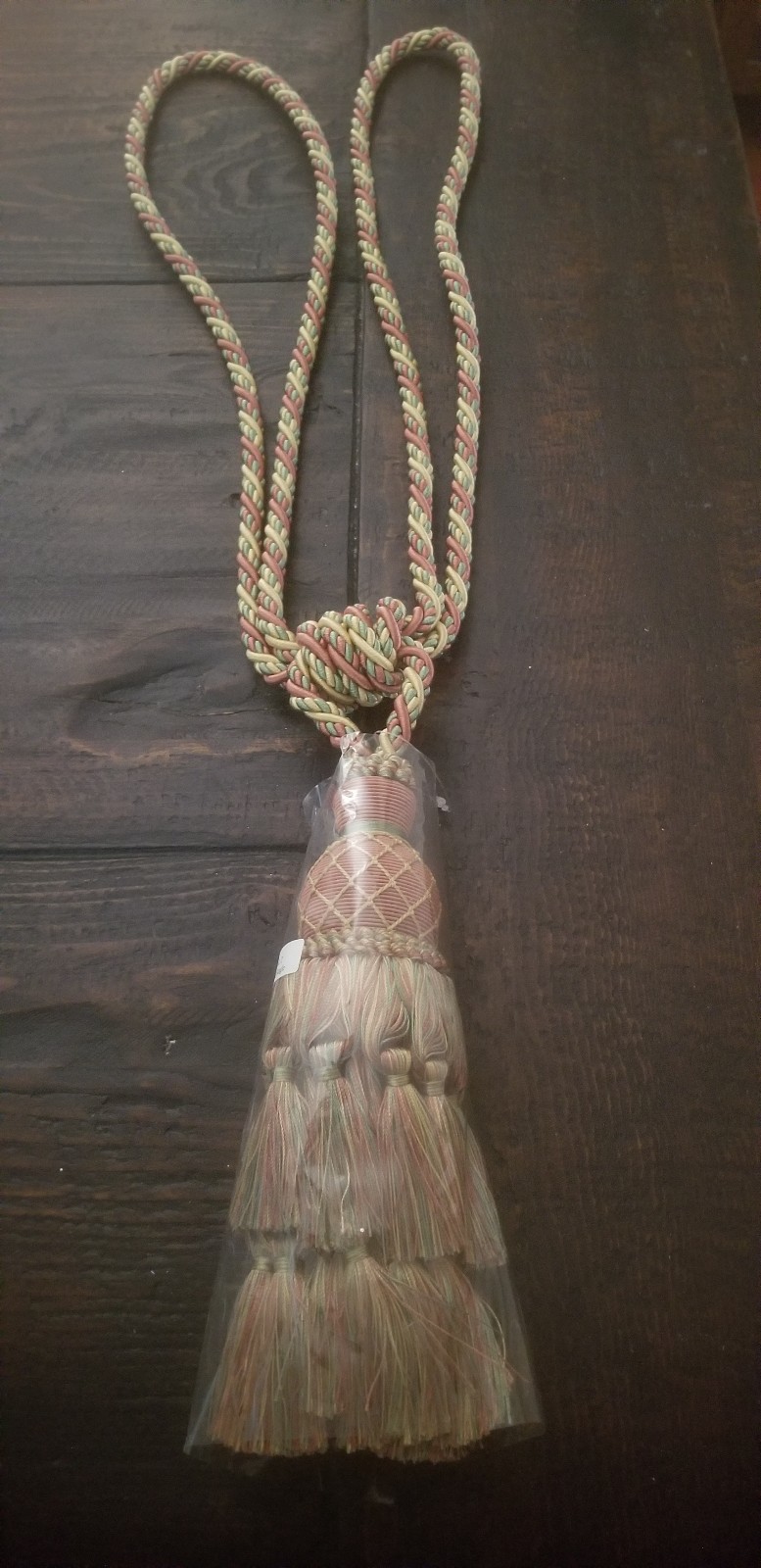 RARE LUXURY SWEET DREAMS IMPERIAL CURTAIN TASSEL TIE BACK PULL SWAG