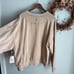 FP Movement X Hatch MEDIUM Intercept Maternity Pullover Sweatshirt Desert Sand
