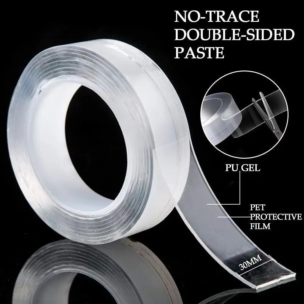 1/3/5m Nano Tape Double-Sided Adhesive Tape Traceless Waterproof Tape For Bathro