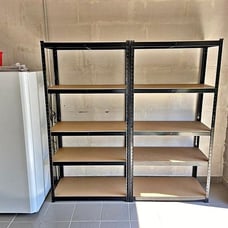 Adjustable 5-Tier Shelf Garage Shelving Unit Rack Storage Oragnizer 150x70x30cm