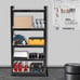 Adjustable 5-Tier Shelf Garage Shelving Unit Rack Storage Oragnizer 150x70x30cm