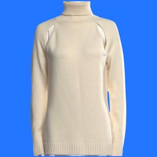 Tom ford Turtleneck white wool cashmere sweater XL