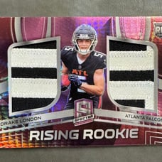 ✅ Drake London - Riding Rookie Patch - #d/15