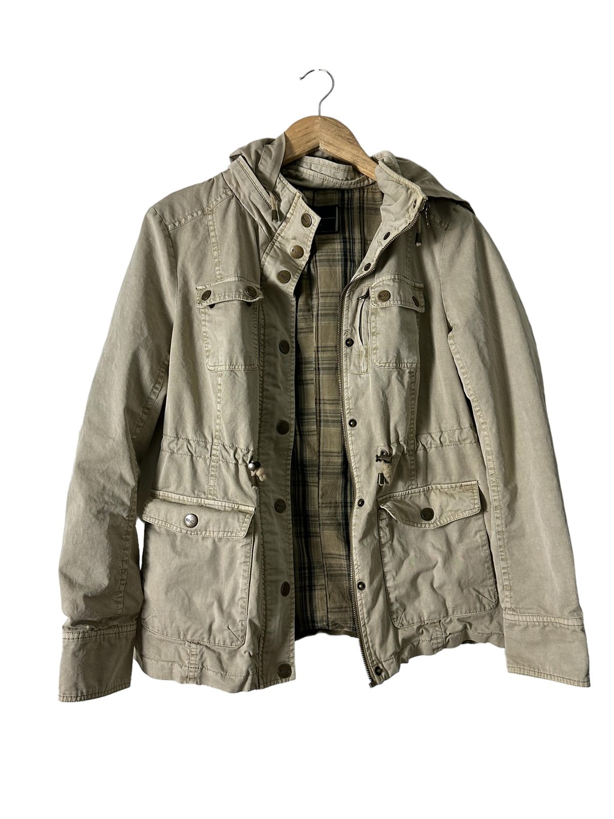 BNCI Blanc Noir Utility Military Jacket Size Medium