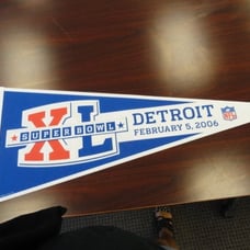 Super Bowl Detroit Feb. 5 2006 Pennant
