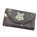 Harry Potter Hogwarts Metal Crest Foldover Flap Wallet Satchel Clutch Purse