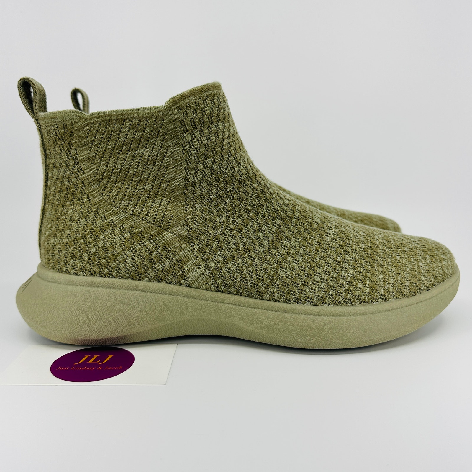 Vivaia Women's Water-Repellent Khaki Wool Sneaker Urban Boots Size 40 EU/ 9 US