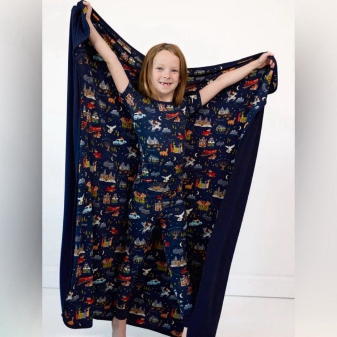 New Little Sleepies Harry Potter Bamboo Pajamas Two Piece Set Size 4T