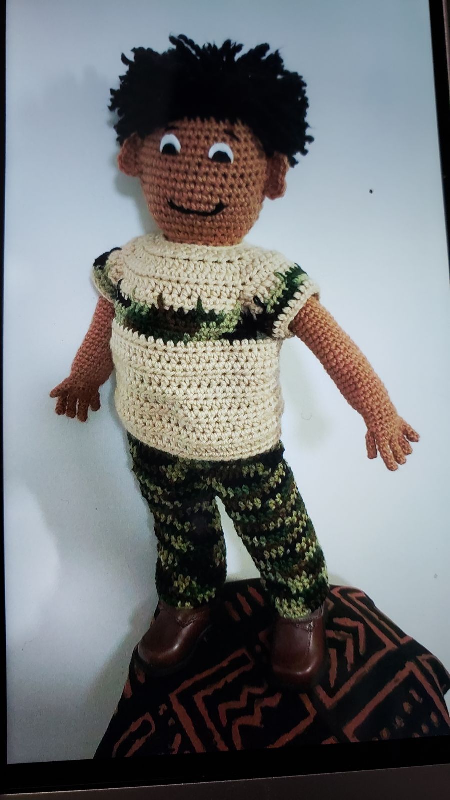 Crocheted Boy Doll
