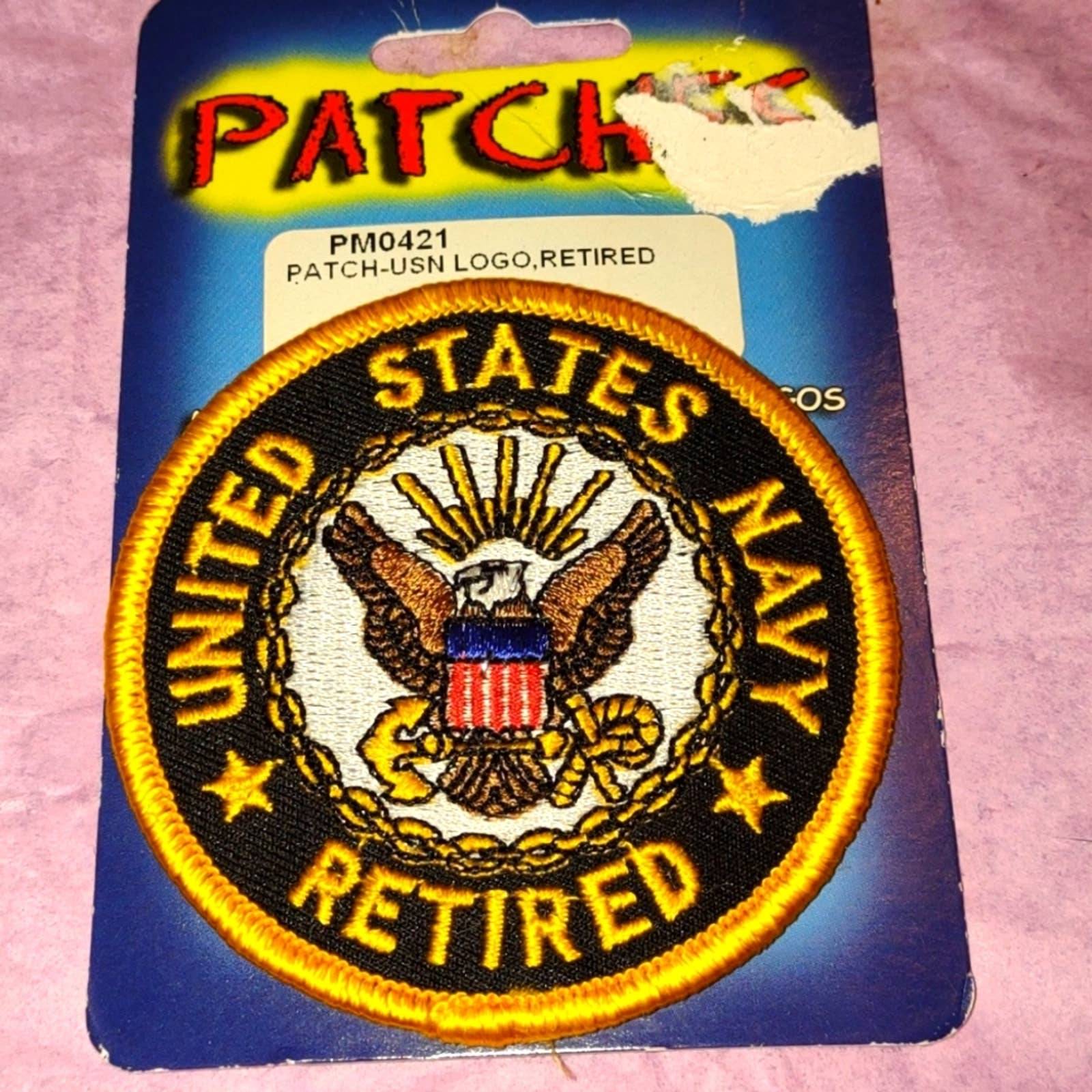 Vintage 4 in United States Navy retired patch