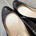 LK Bennett Sledge Black Patent Platform Courts Almond Toe Heels Black EU 39