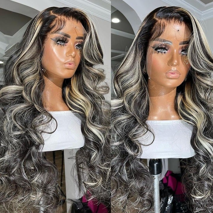 Lace front wigs human hair