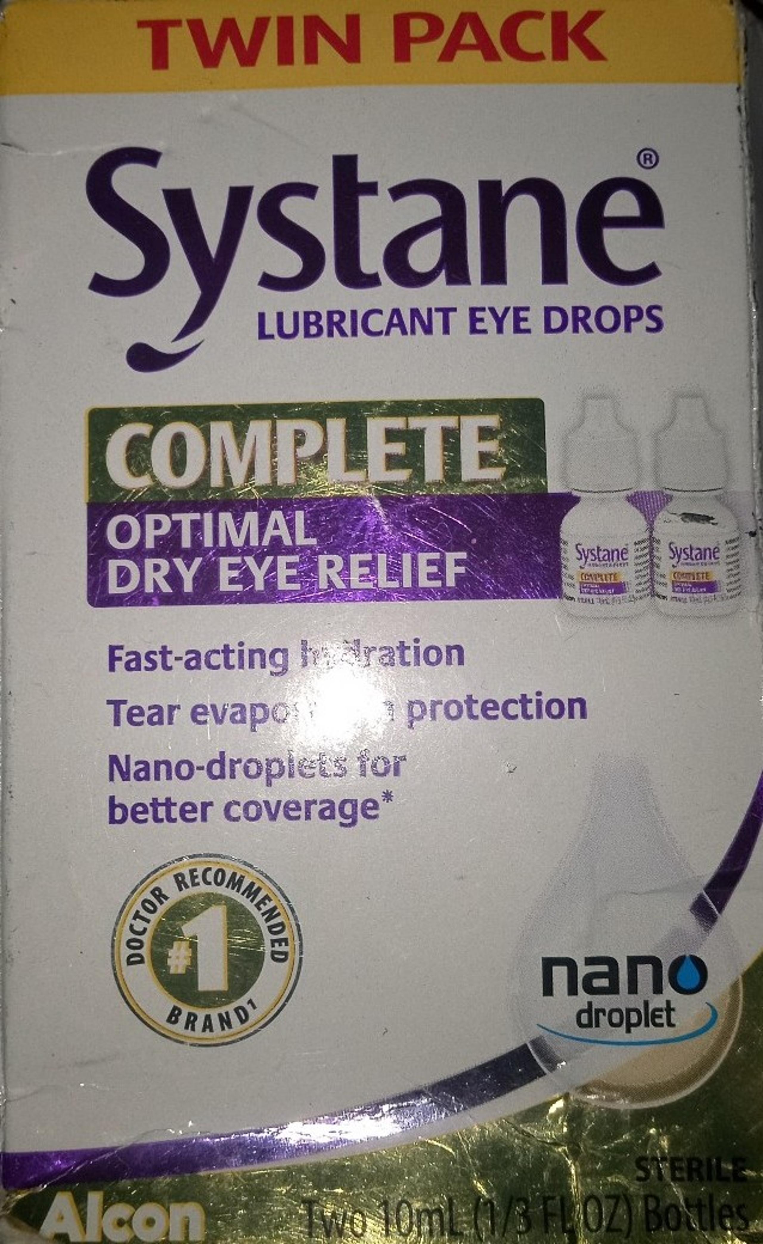 Systane eye drops