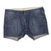 Etoile Isabel Marant Frayed Edge Medium Blue Denim Cutoff Shorts 1 36 S