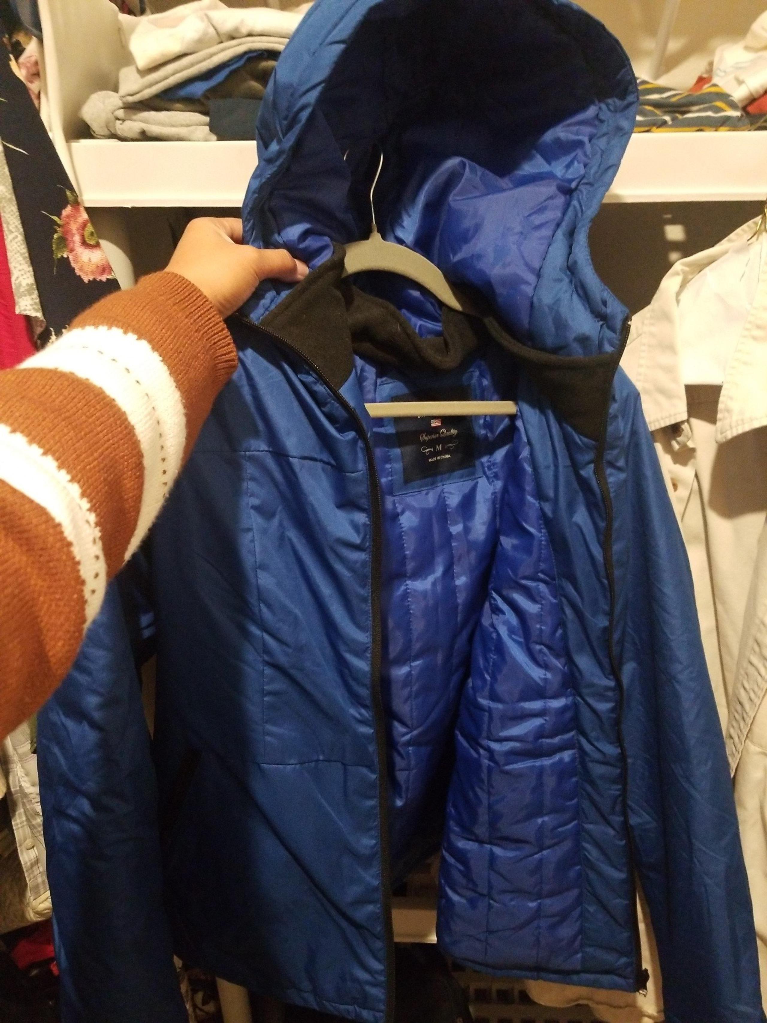 Blue coat with hood - U.S. Polo Assn.