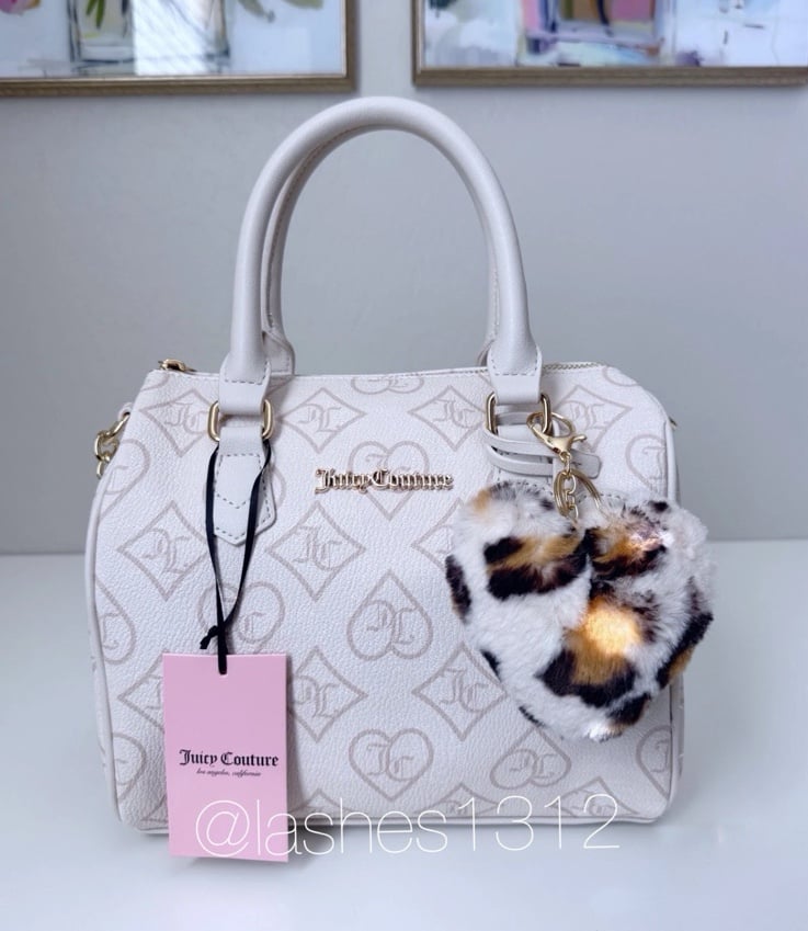 JUICY COUTURE Bag Fame Satchel - Cream