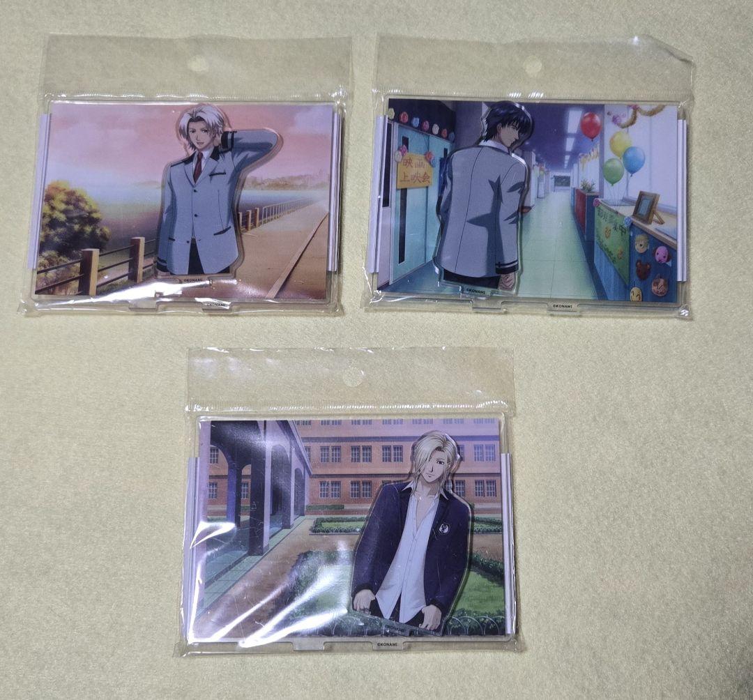 Tokimemo GS Acrylic Diorama: Ruka Sakurai, Katsuki Shiba, and Ei Saeki
