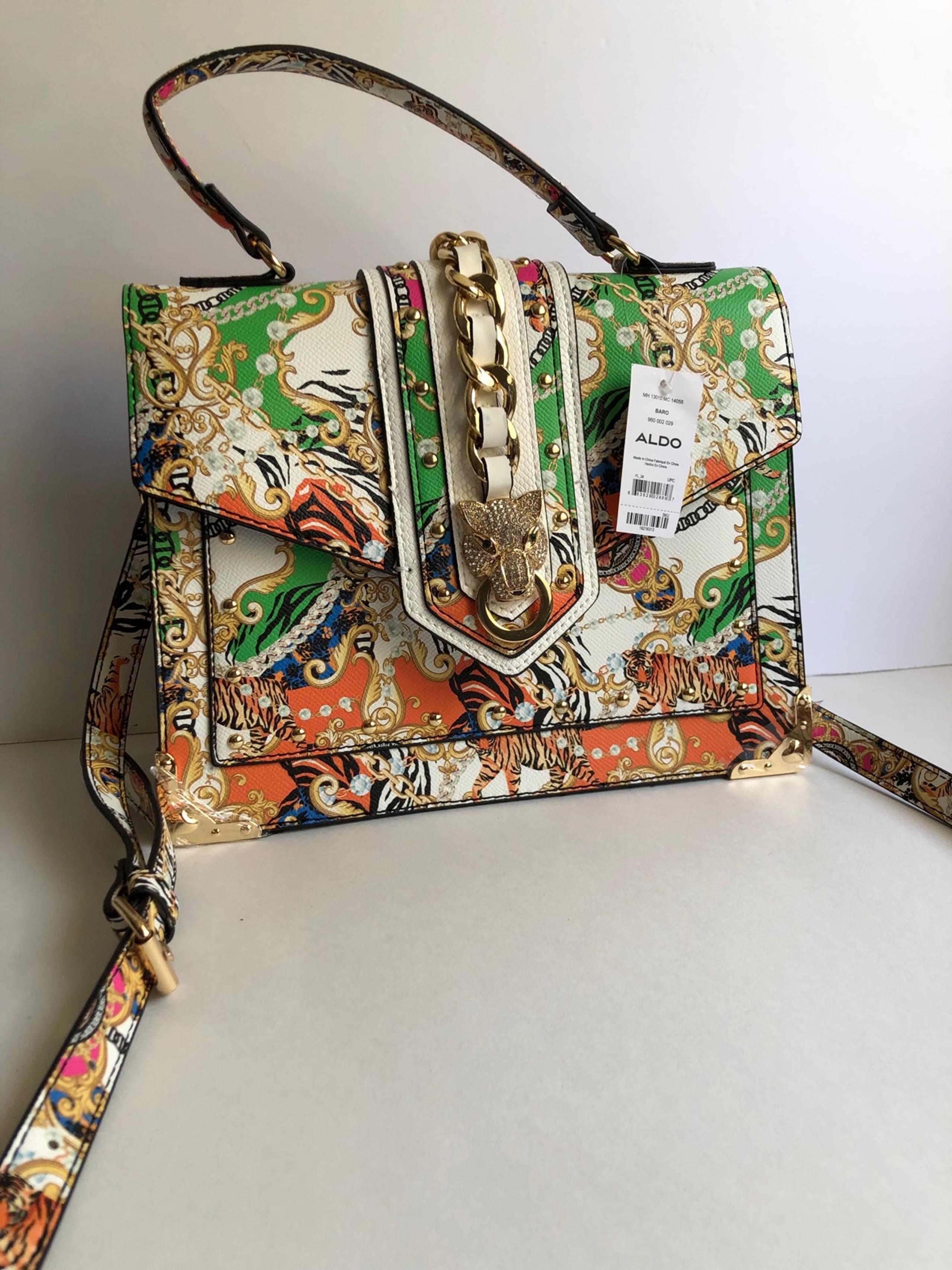 NWT Aldo Tiger Colorful Safari Handbag