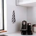 Set of 24 Kitchen Towels Dish Cloths 100% Cotton 12x12 Brown Checkered Pattern