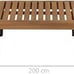 vidaXL Folding Sun Lounger - Rustic Solid Acacia Wood #UIC#1502