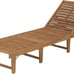 vidaXL Folding Sun Lounger - Rustic Solid Acacia Wood #UIC#1502
