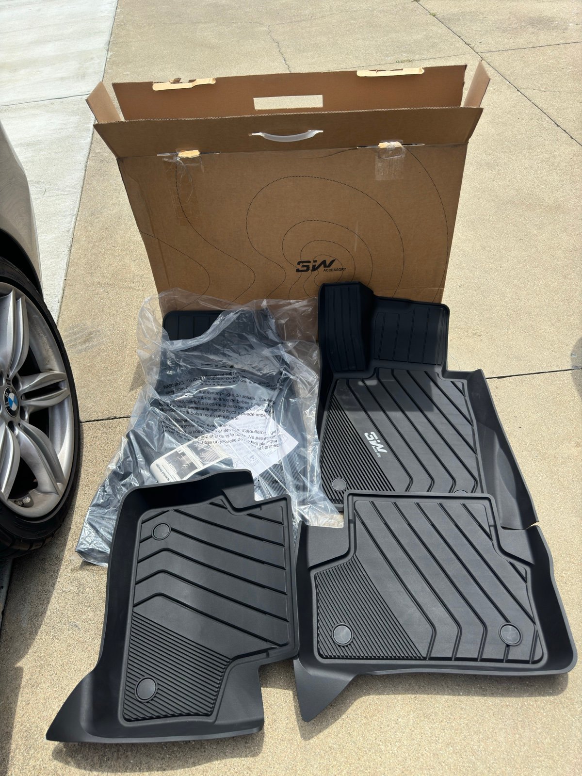 NEW BMW 2017-2023 full set floor and trunk mats