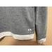 Under Armour Gray Funnel Neck Drawstring Athletic Sweatshirt Loose Fit S