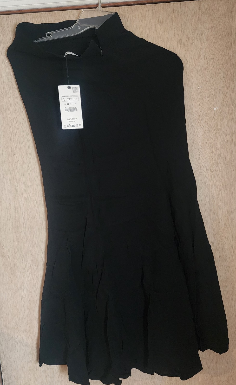 Zara black skirt