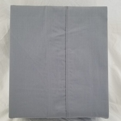 4 pc Calvin Klein 270 TC Dark Grey King Sheet Set NIP - detail