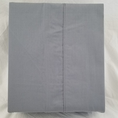 4 pc Calvin Klein 270 TC Dark Grey King Sheet Set NIP - detail