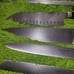 (6) Pcs Calphalon 8” CHEF, 8” Bread, 7” Santoku, 8 Slicer 6 Utility,steel. The