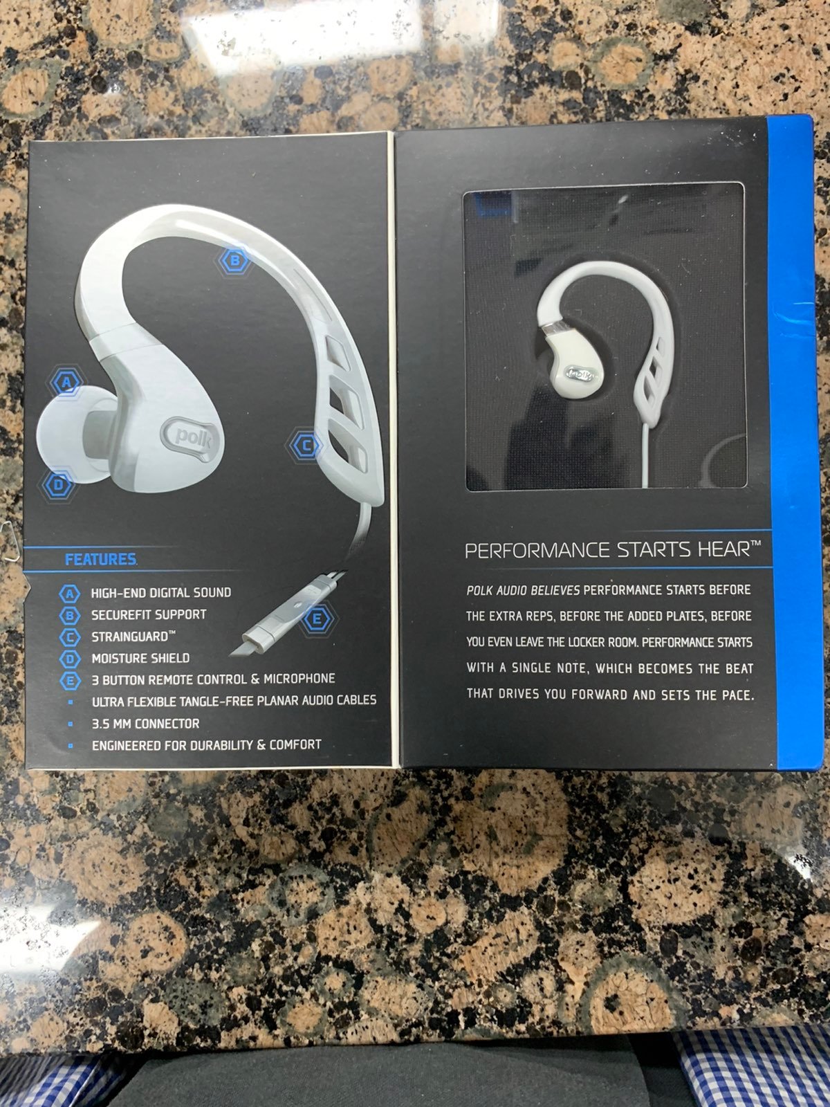 Polk Audio UltraFit 3000 Sports Headphones - White (ULTRAFIT 3000WHT
