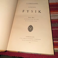 C CHRISTIANSEN TEXTBOOK PHYSICS SECOND VOLUME ELECTRICITY & LIGHT HARDCOVER