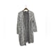 Lane Bryant White/Gray Marled Eyelash Duster Cardigan Sweater, Size 22/24