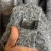 Lane Bryant White/Gray Marled Eyelash Duster Cardigan Sweater, Size 22/24
