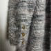 Lane Bryant White/Gray Marled Eyelash Duster Cardigan Sweater, Size 22/24