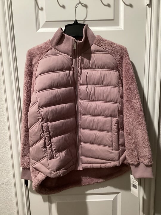 NWT BERNANDO Mixed Media Puffer Jacket, size M