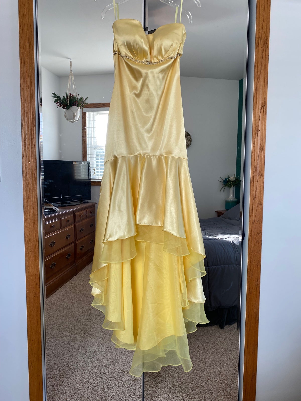 Yellow High-Low Venus Dress (Size 4)