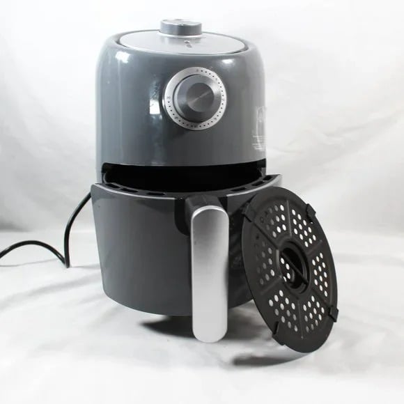 Air Fryer Dark Gray Silver Kitchen Appliance Cook Gift Idea