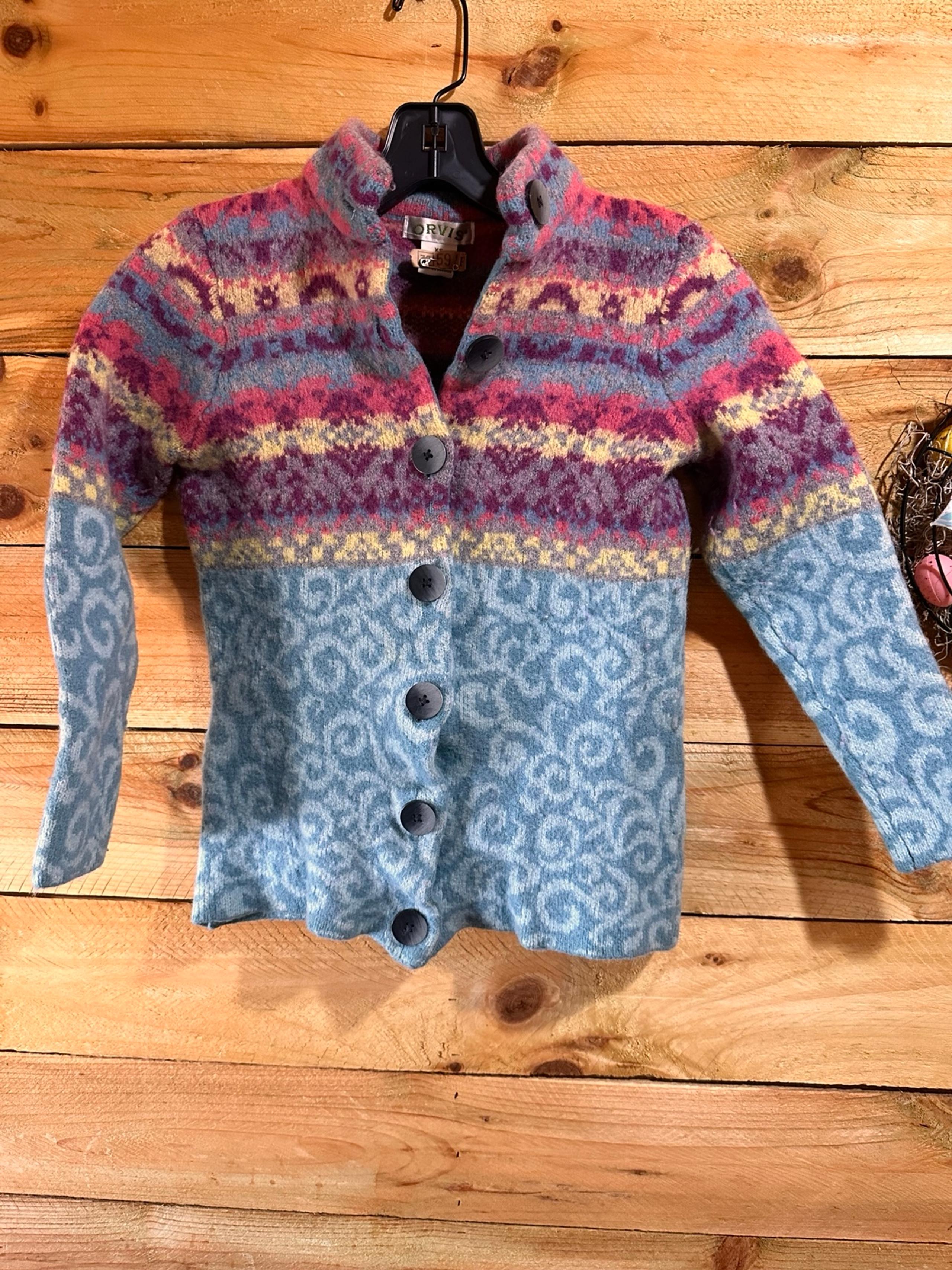 Vintage Orvis cardigan size XS