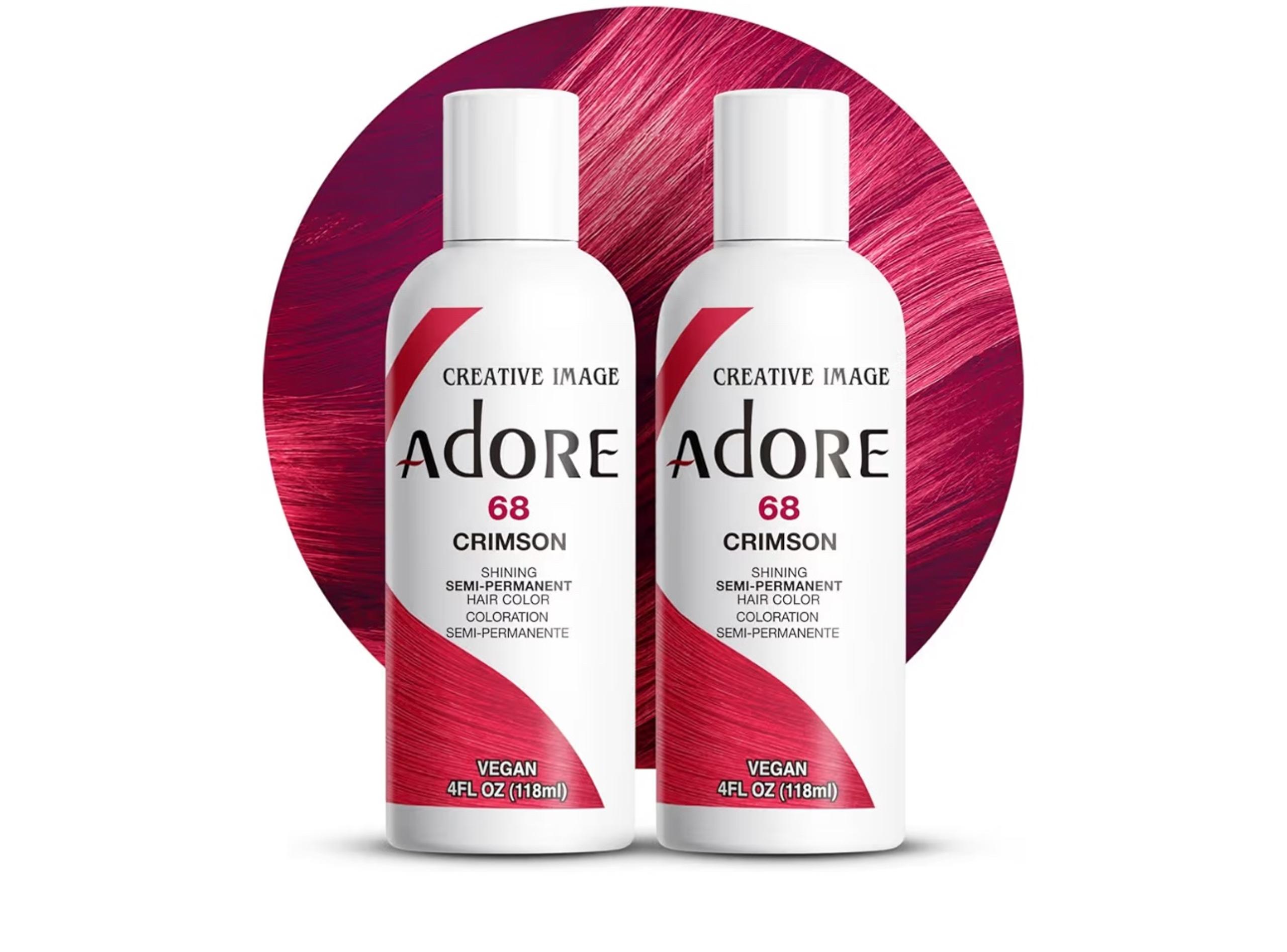 Adore Semi Permanent Hair Color - Vegan and Cruelty-Free Red Hair Dye