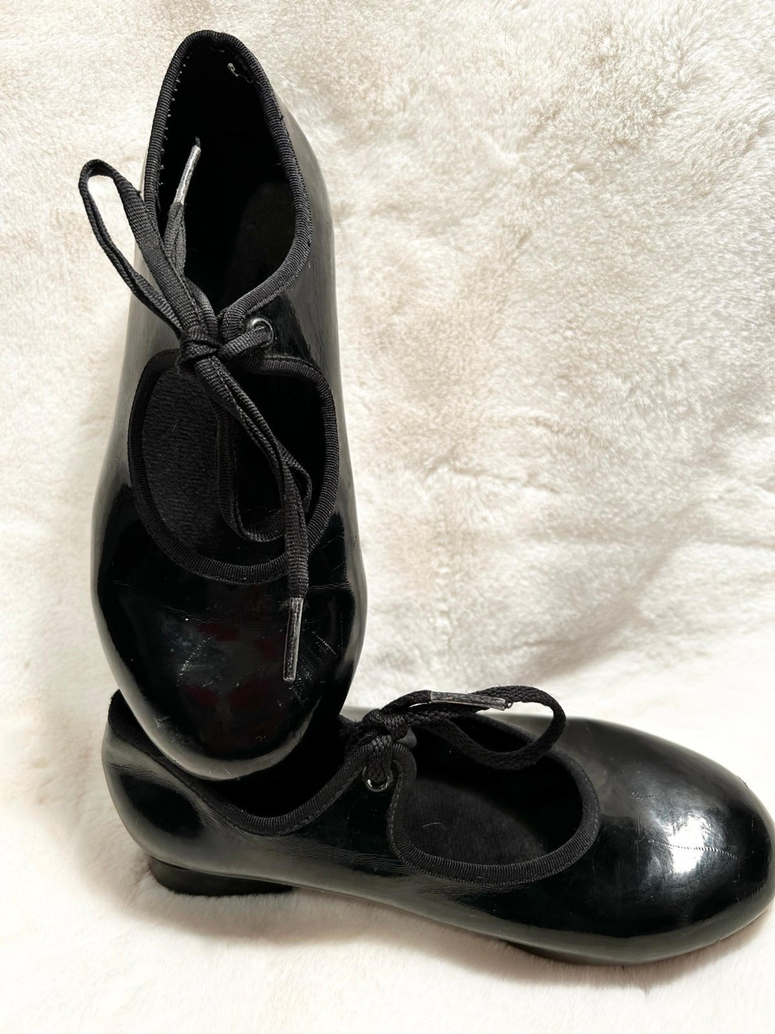 GIRLS TODDLER SIZE 13.5W Black BLOCH Tap Dance Shoes