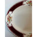 VTG Homer Laughlin Majestic Oval Serving Platter Floral W/Gold & Burgundy Trim