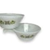 Vintage Anchor Hocking Fire King Green Meadow Soup Bowls Handle Casserole Lot