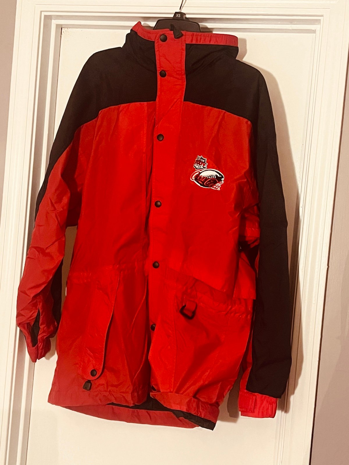 Vintage jacket 100% nylon waterproof unisex